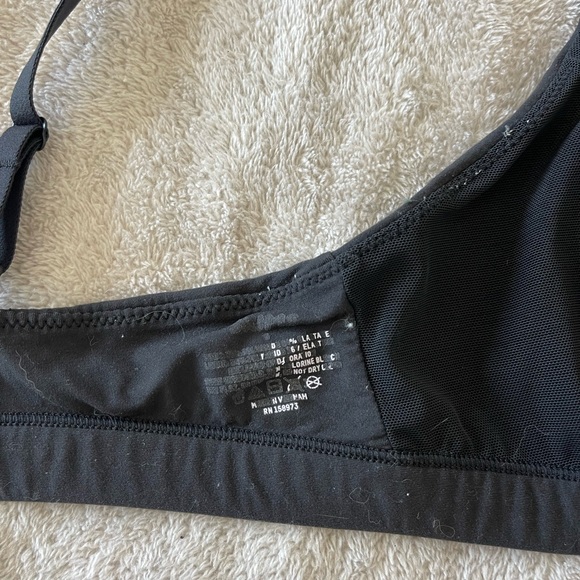 Skims Fits Everybody Crossover Bralette Size Small in Onyx Black - Picture 3 of 4